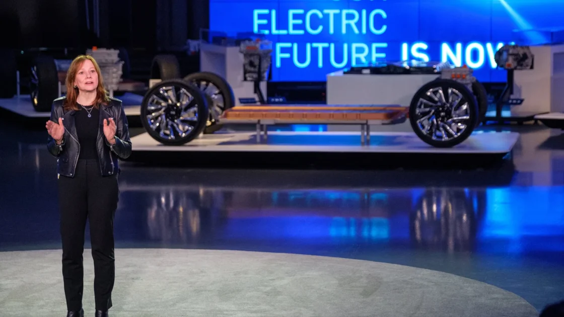 GM plans to become carbon neutral in its global products and operations by 2040 and has committed to setting science-based targets to achieve carbon neutrality. (Photo by Steve Fecht for General Motors)