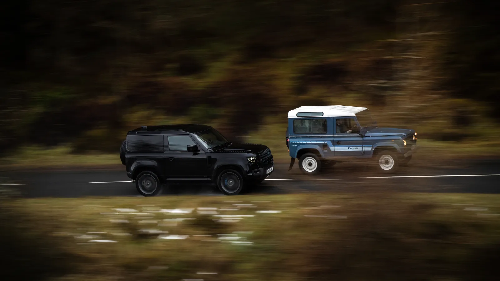 Two Words: V8 Defender
