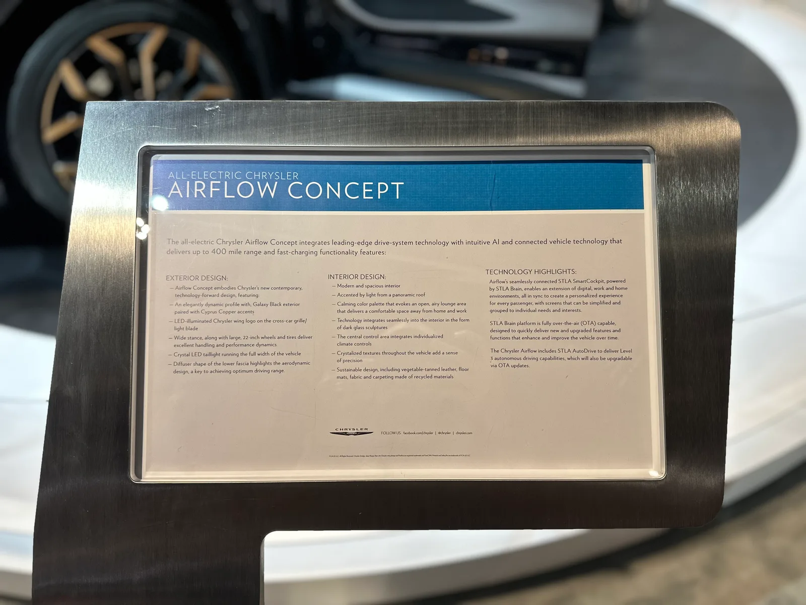 Chrysler Airflow Concept at the Chicago Auto Show