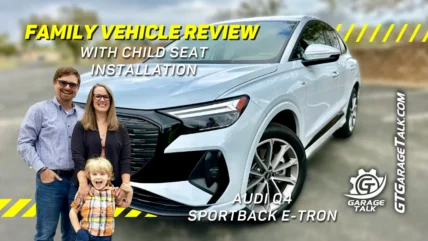 2022 Audi Q4 Sportback e-tron Family Review with Child Seat Installation