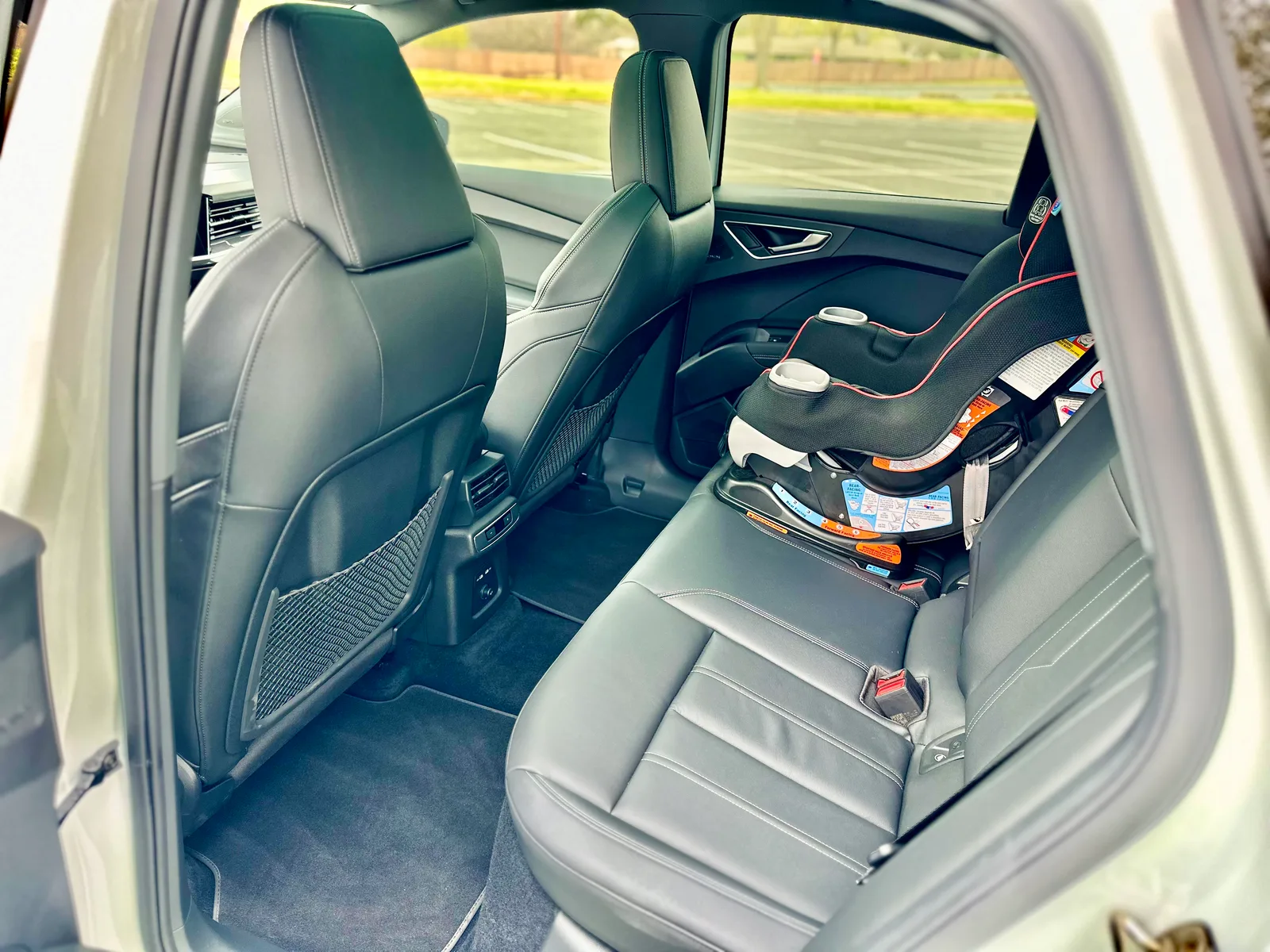 2022 Audi Q4 Sportback e-tron Family Review with Child Seat Installation