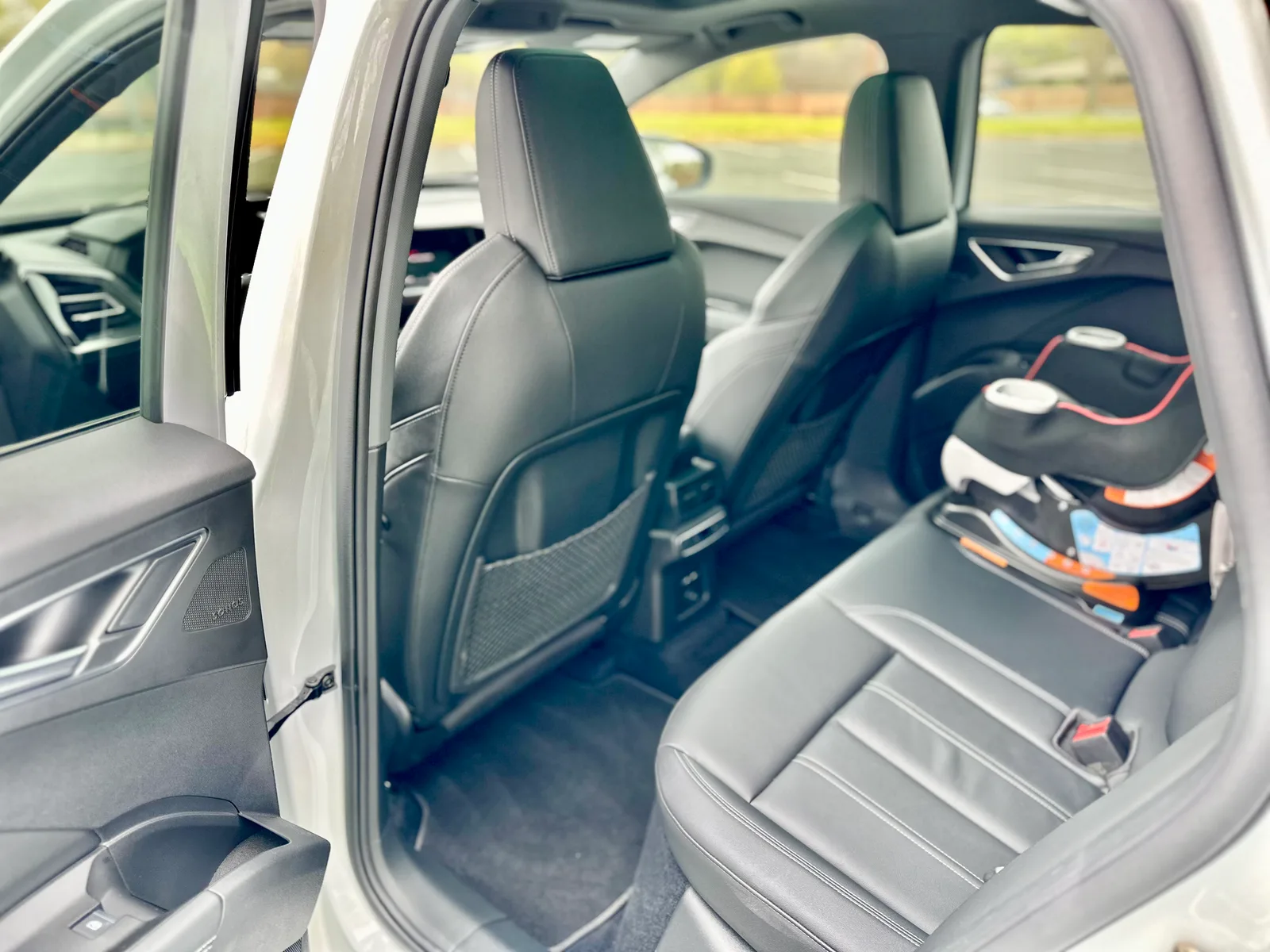 2022 Audi Q4 Sportback e-tron Family Review with Child Seat Installation