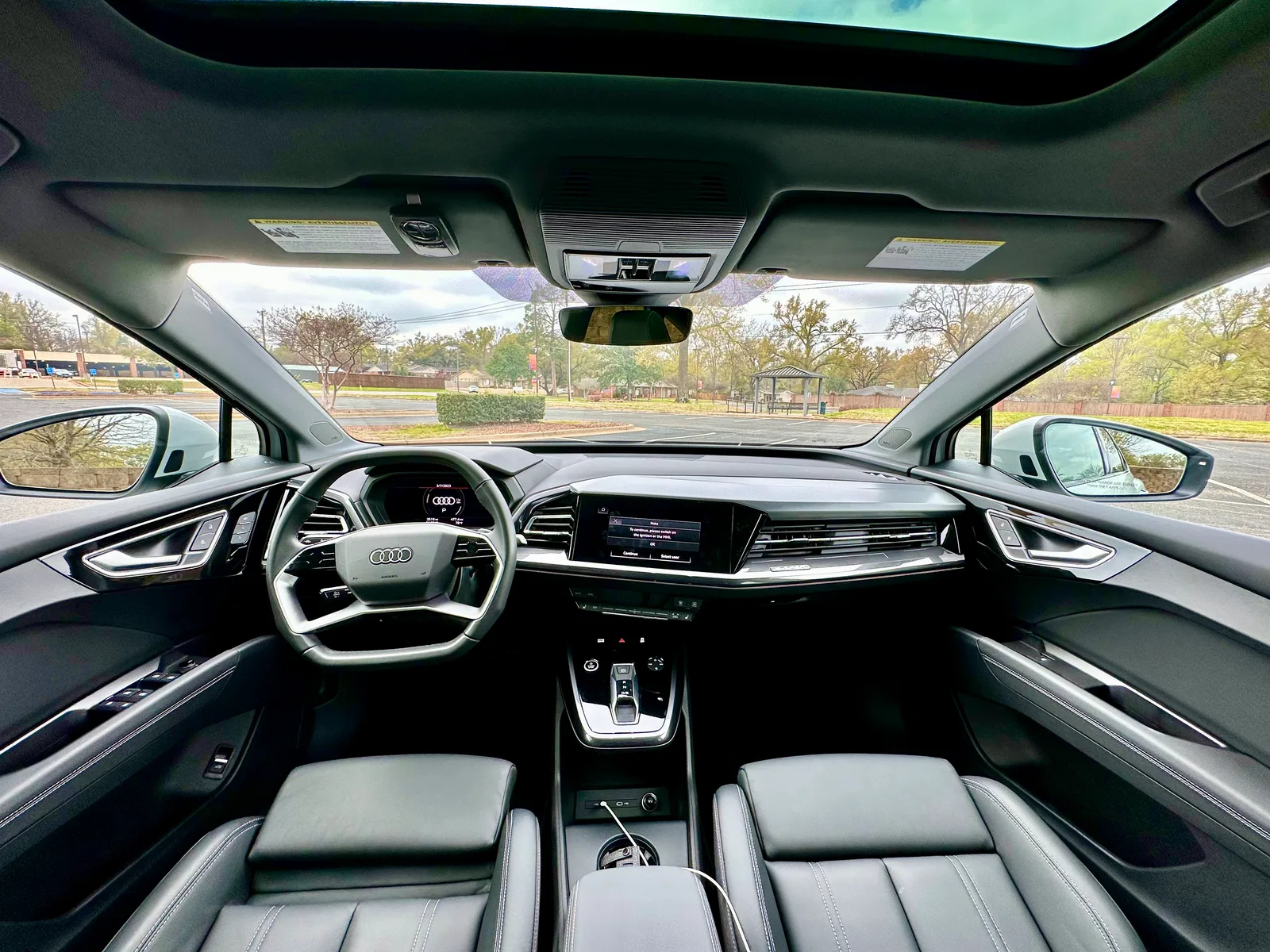 2022 Audi Q4 Sportback e-tron Family Review with Child Seat Installation