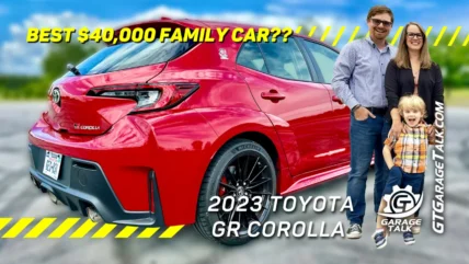 Is This Our Favorite Family Car for $40,000? 2023 Toyota GR Corolla with Child Seat Installation