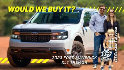 2023 Ford Maverick XLT Tremor Family Review with Child Seat Installation and Real World Fuel Economy