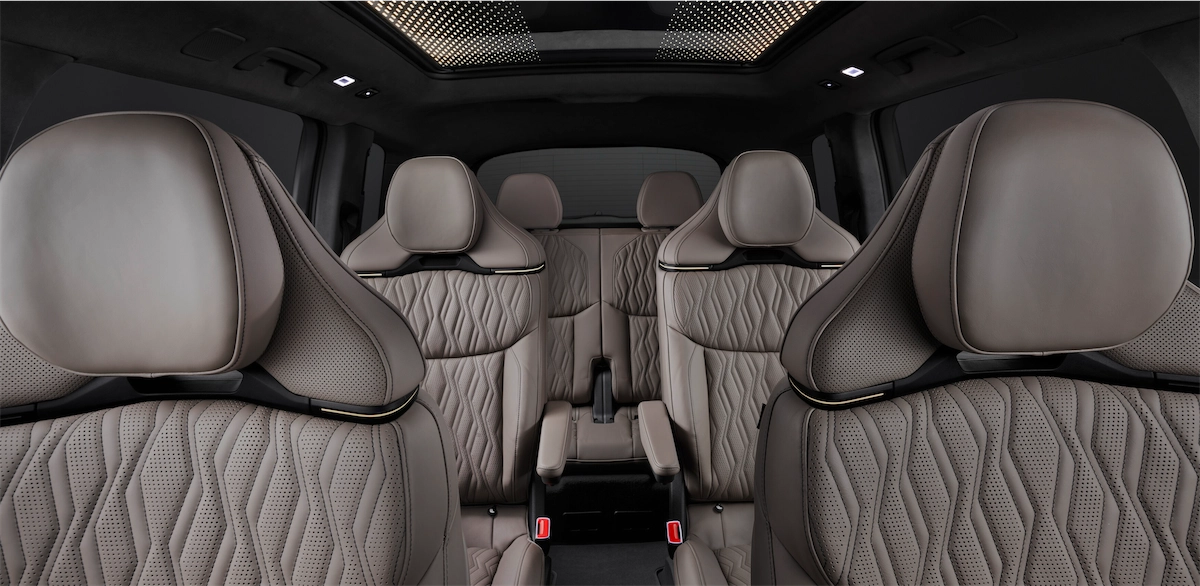 Three-row interior of the 2027 Audi Q9