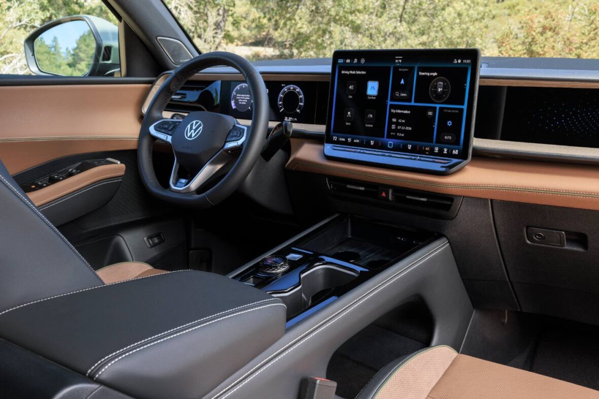 2027 VW Atlas Cross Sport interior dashboard and cockpit