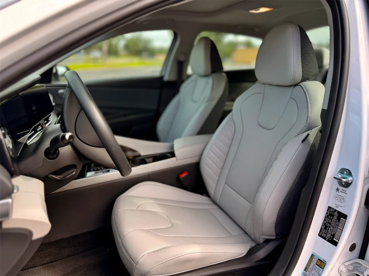 2026 Hyundai Elantra Hybrid heated and ventilated front seats