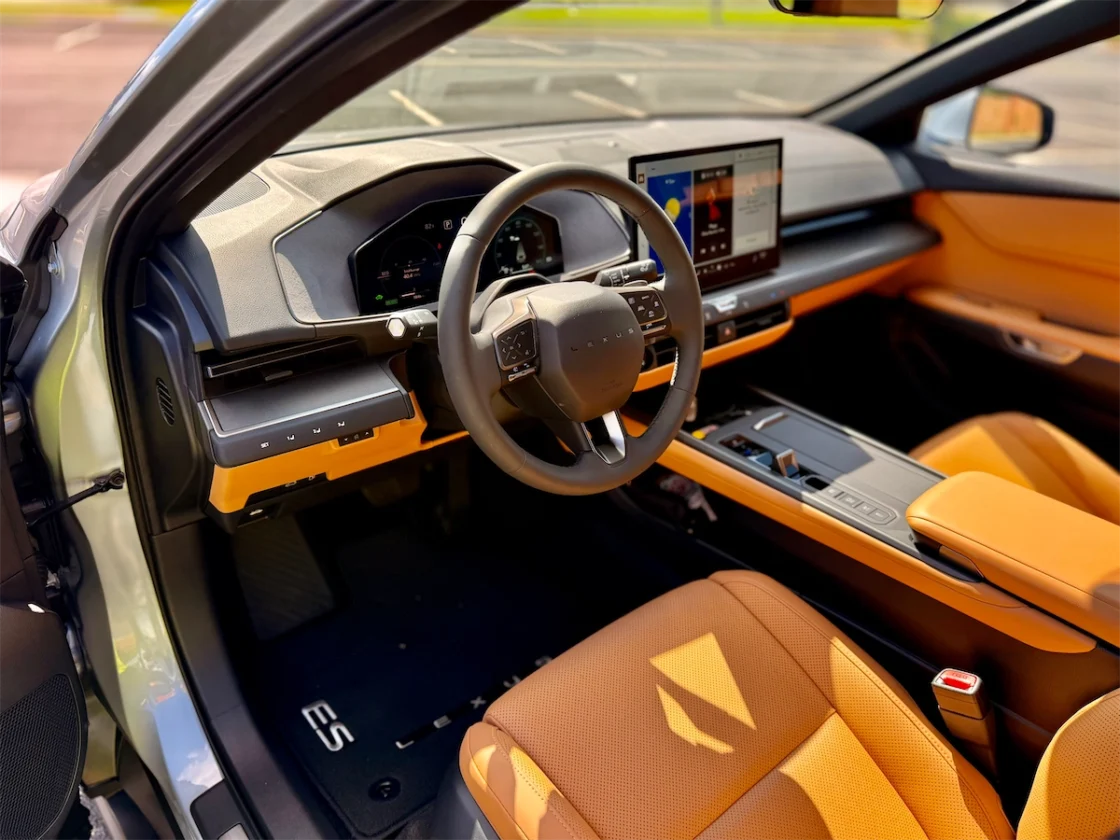 2026 Lexus ES 350h center console storage