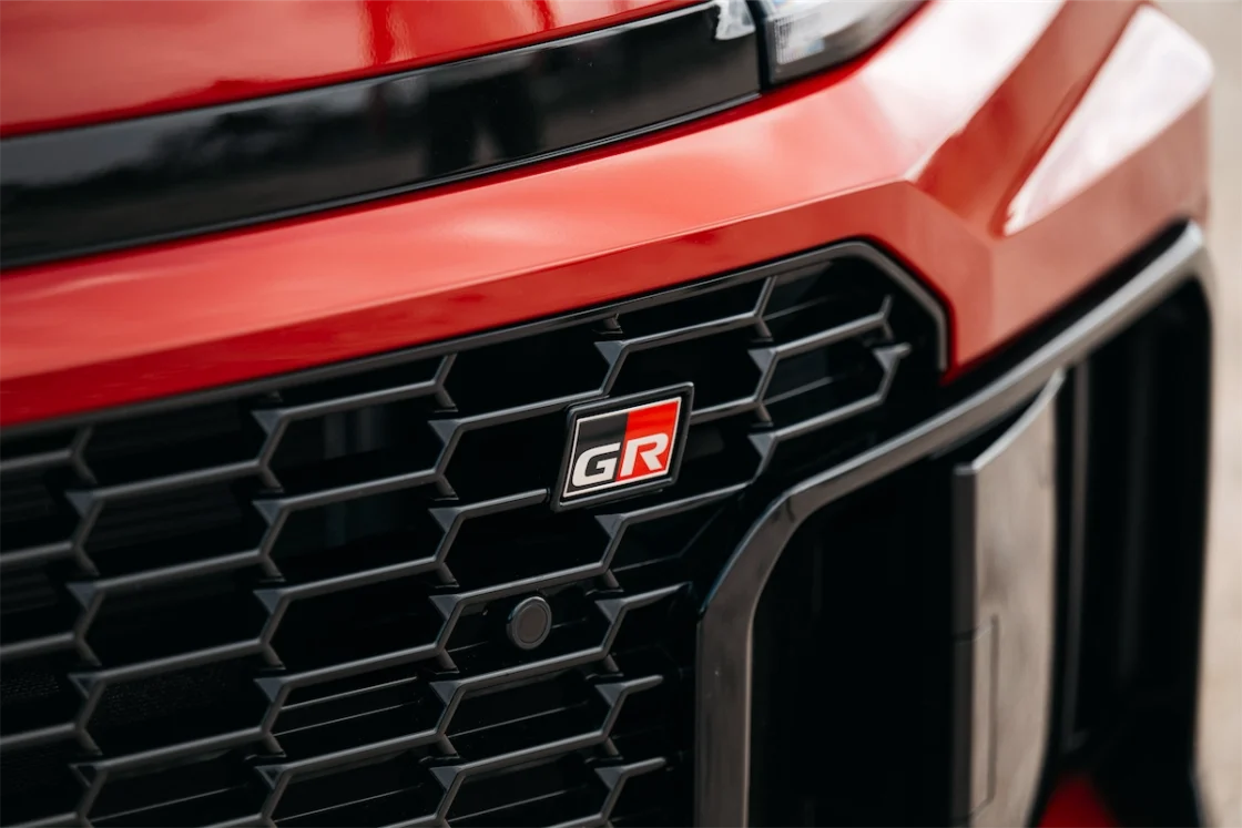 2026 Toyota RAV4 GR SPORT front fascia with GR Functional MATRIX grille