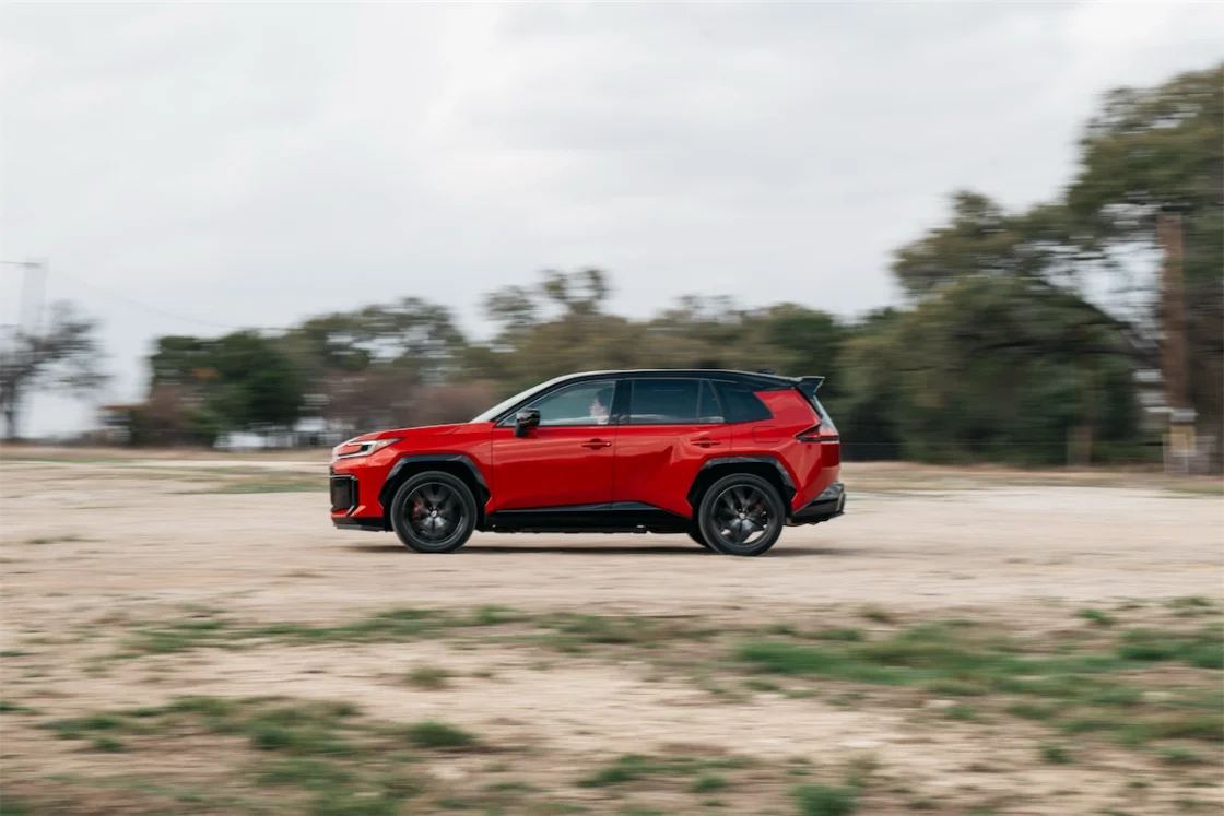 2026 Toyota RAV4 GR SPORT 20-inch wheels and red brake calipers