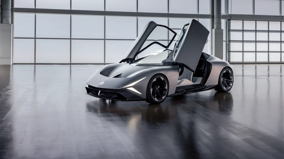 Acura NEXERA Vision concept with its dual-hinge butterfly doors open