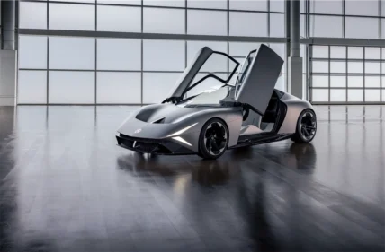 Acura NEXERA Vision concept with its dual-hinge butterfly doors open