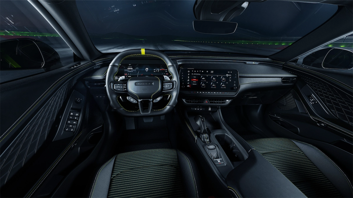 Dodge Charger Super Bee cockpit and center display