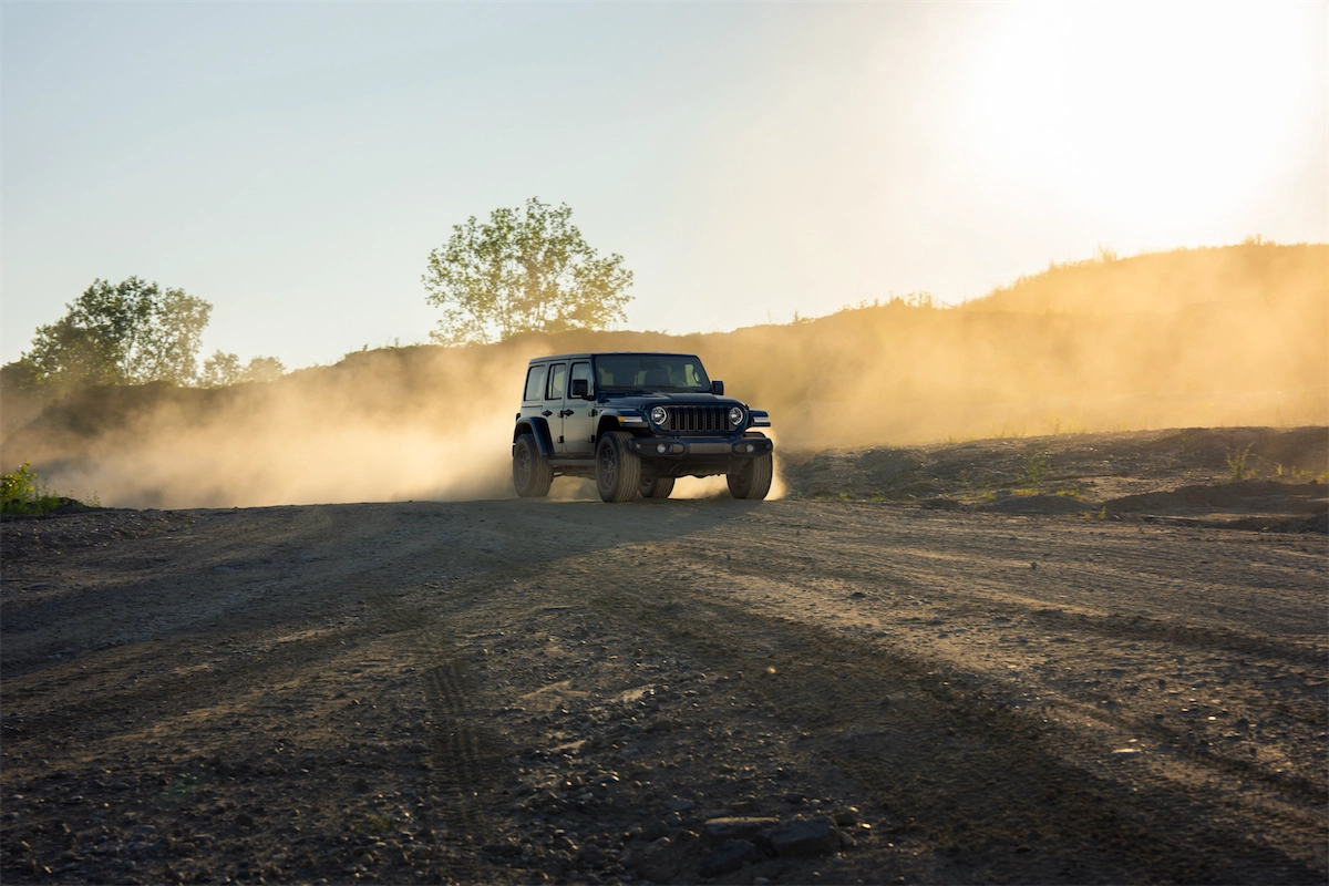 Jeep Wrangler Smoky Mountain edition on a mountain trail summarizing the review