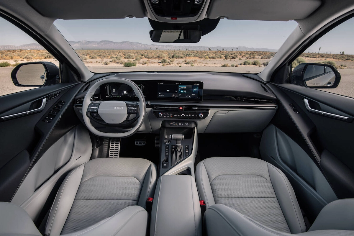 2027 Kia Niro interior with dual 12.3-inch curved displays