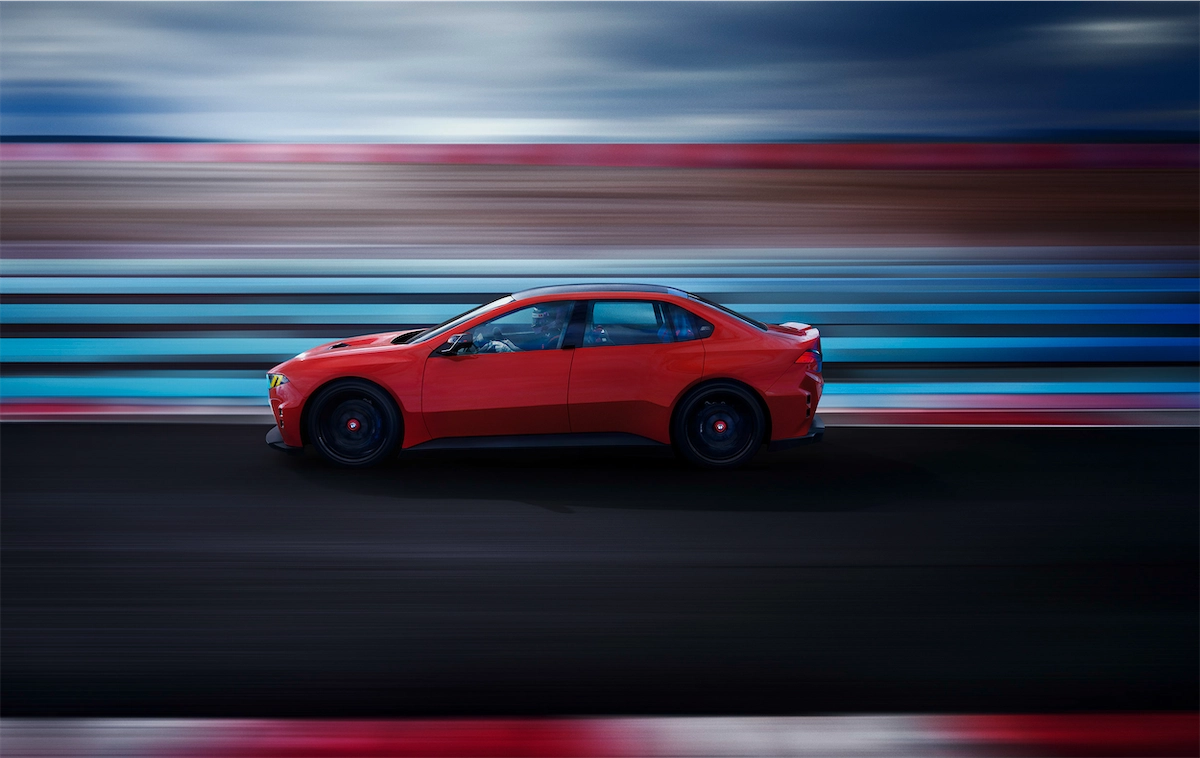 BMW M Concept Neue Klasse driving