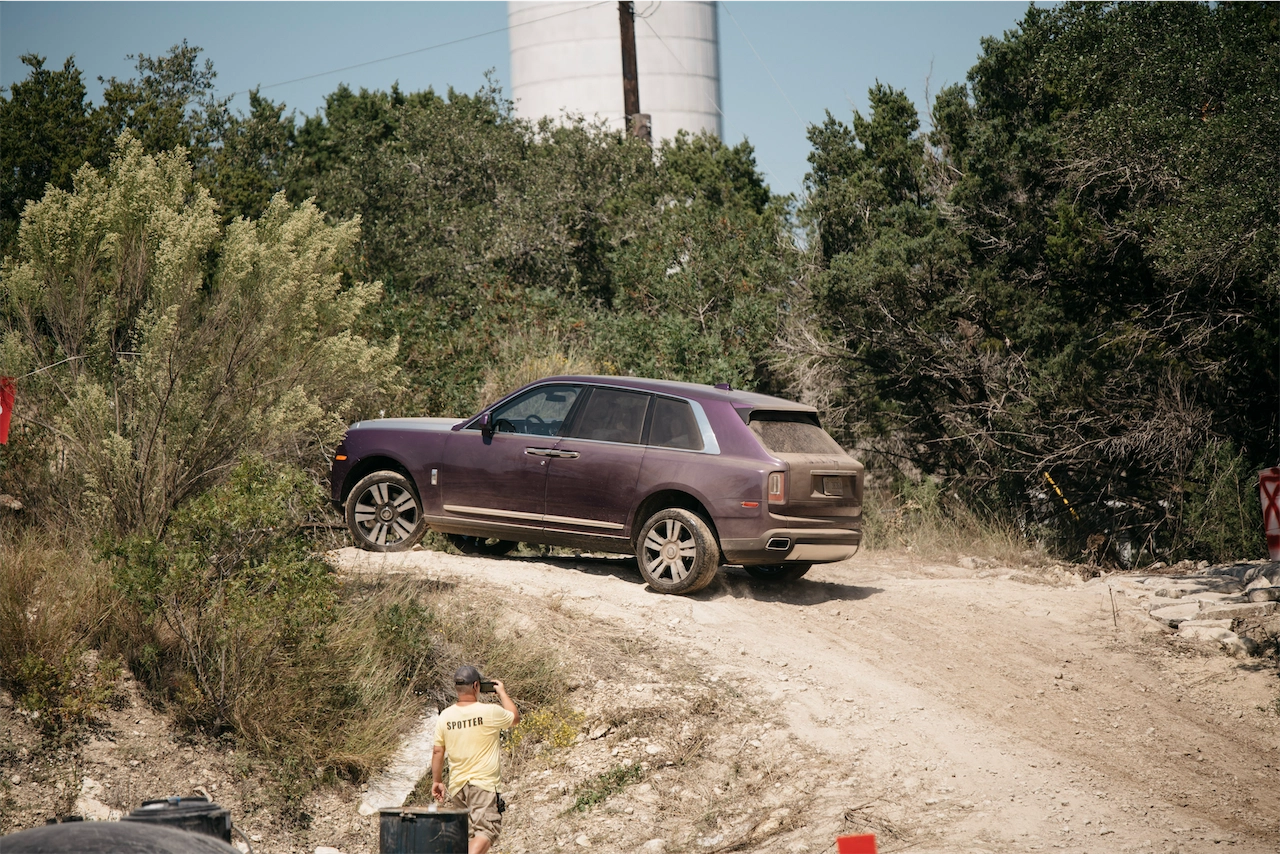 2020 Rolls-Royce Cullinan on the Texas Truck Rodeo off-road course