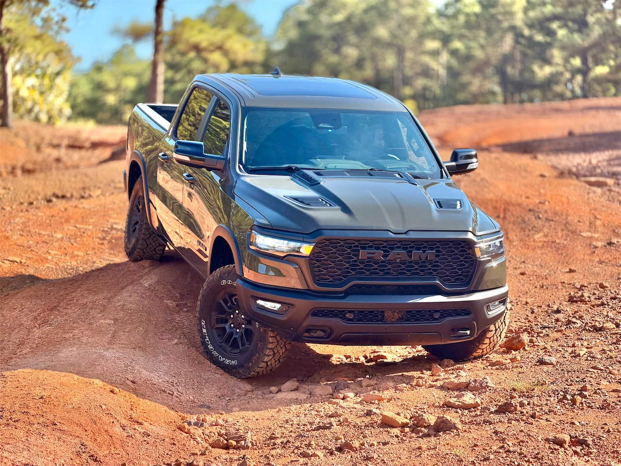 2026 Ram 1500 Rebel X off-road in the dirt