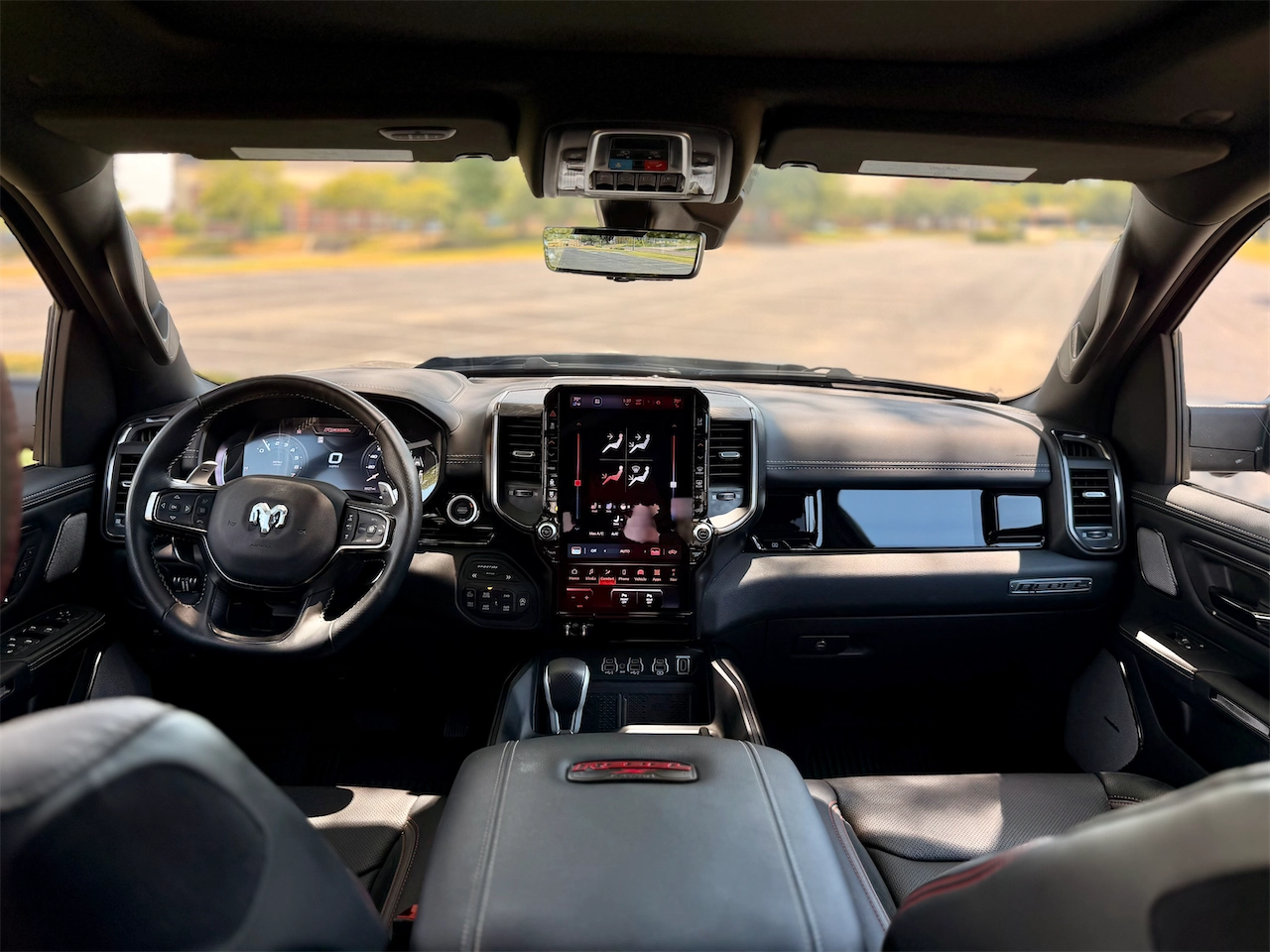 2026 Ram 1500 Rebel X dashboard and screens