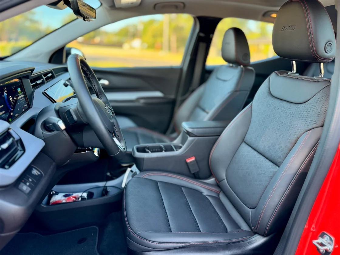 Heated and ventilated front cloth seats
