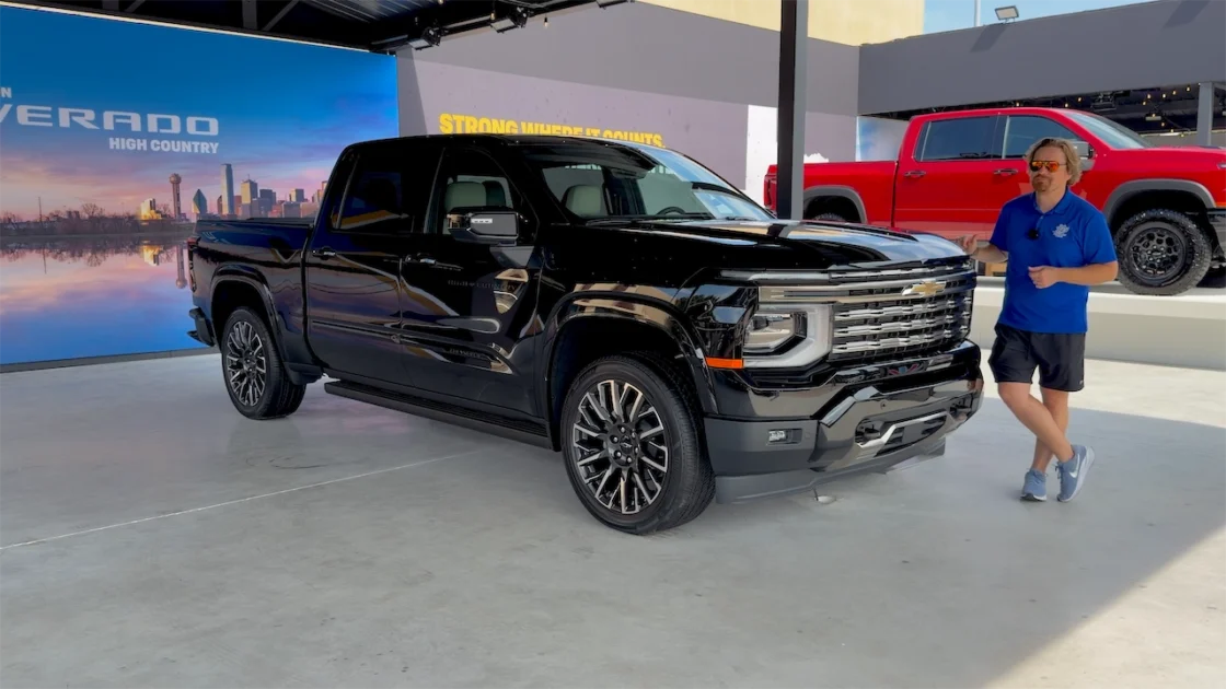 Cory Fourniquet with the 2027 Silverado High Country at the State Fair of Texas