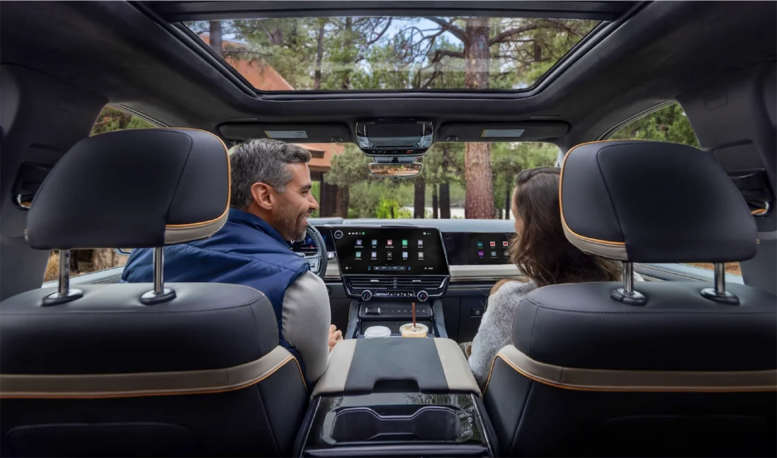 New high-contrast infotainment display in the 2027 Chevrolet Silverado