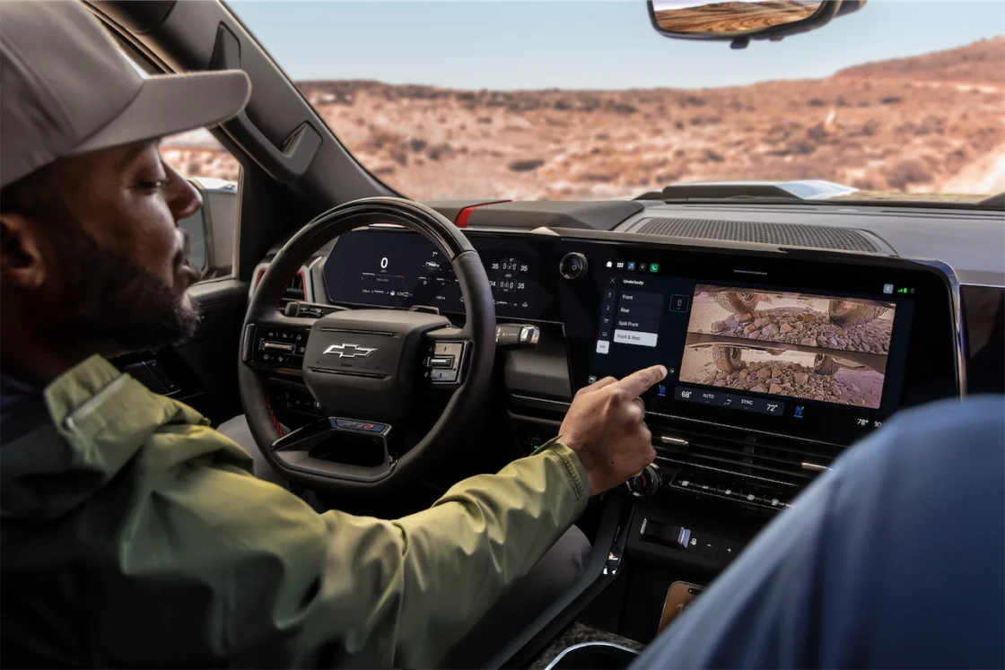 Terrain camera view on the 2027 Chevrolet Silverado