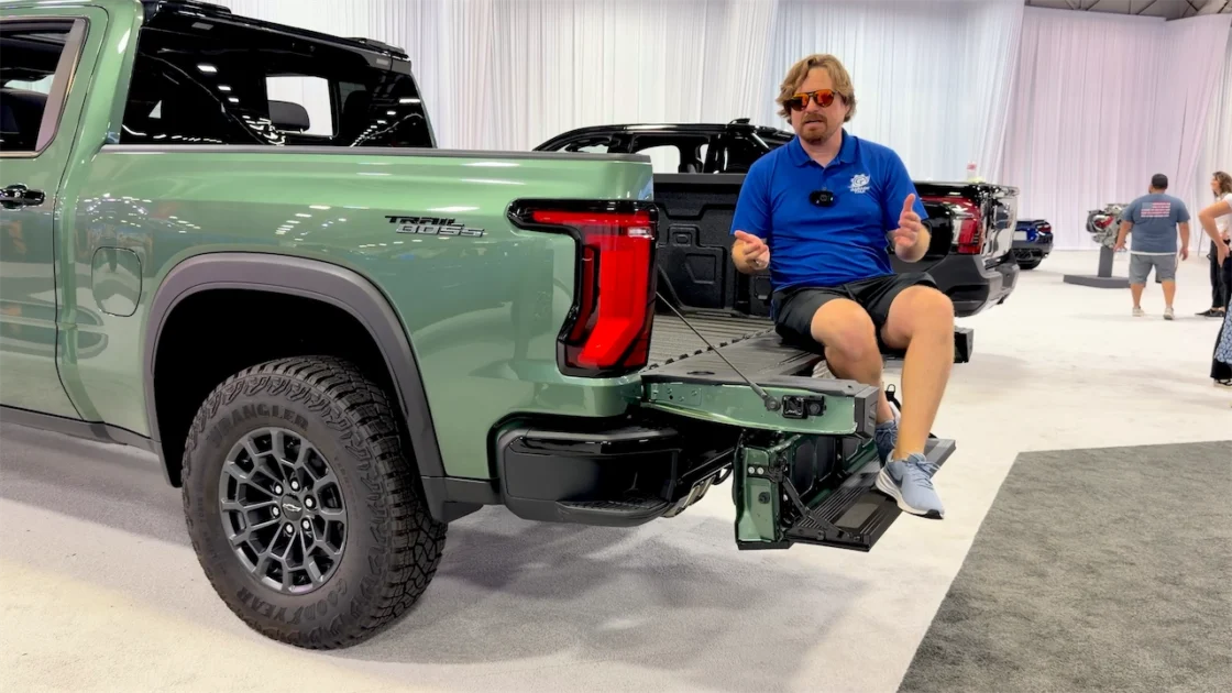 Multi-Flex tailgate on the 2027 Silverado Trail Boss