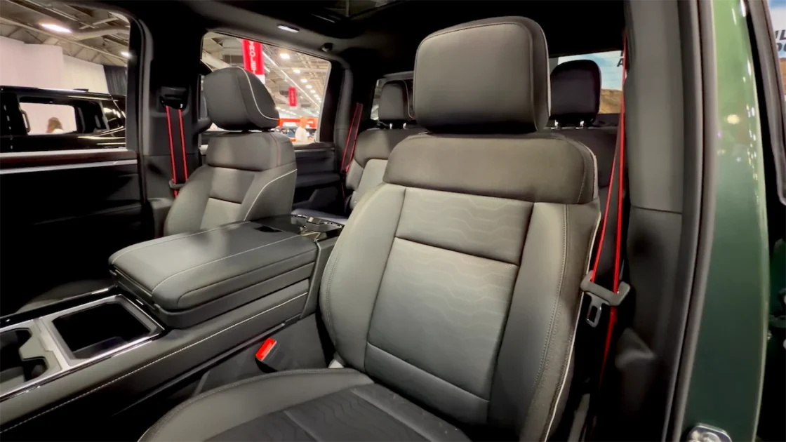 2027 Silverado Trail Boss cloth and Evotex front seats
