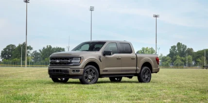 2027 Ford F-150 Carhartt edition parked on grass