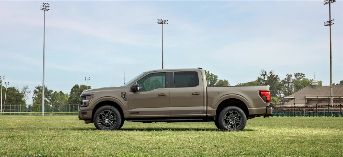 F-150 Carhartt side profile showing wheels and graphics