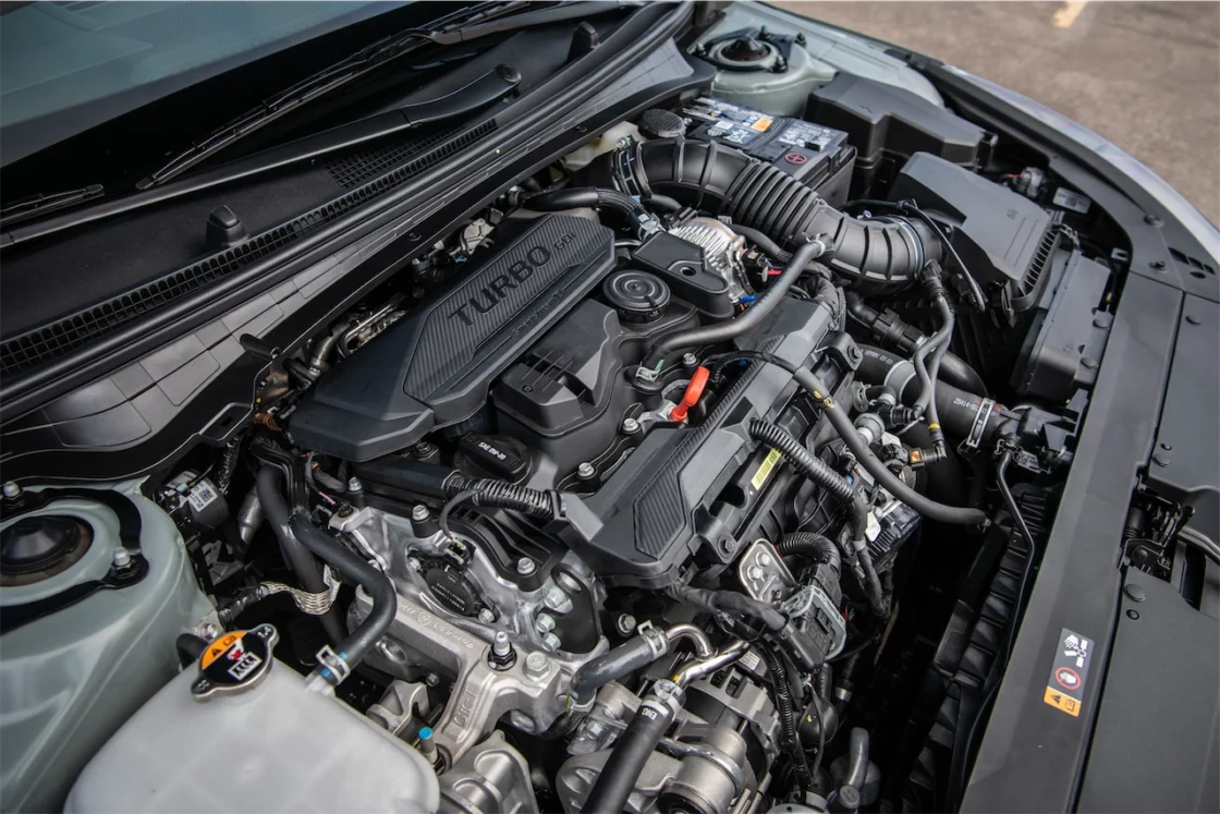 Kia K4 1.6-liter turbocharged engine