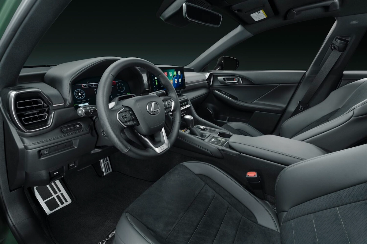 Lexus IS Special Appearance Package cabin with driver-assist technology