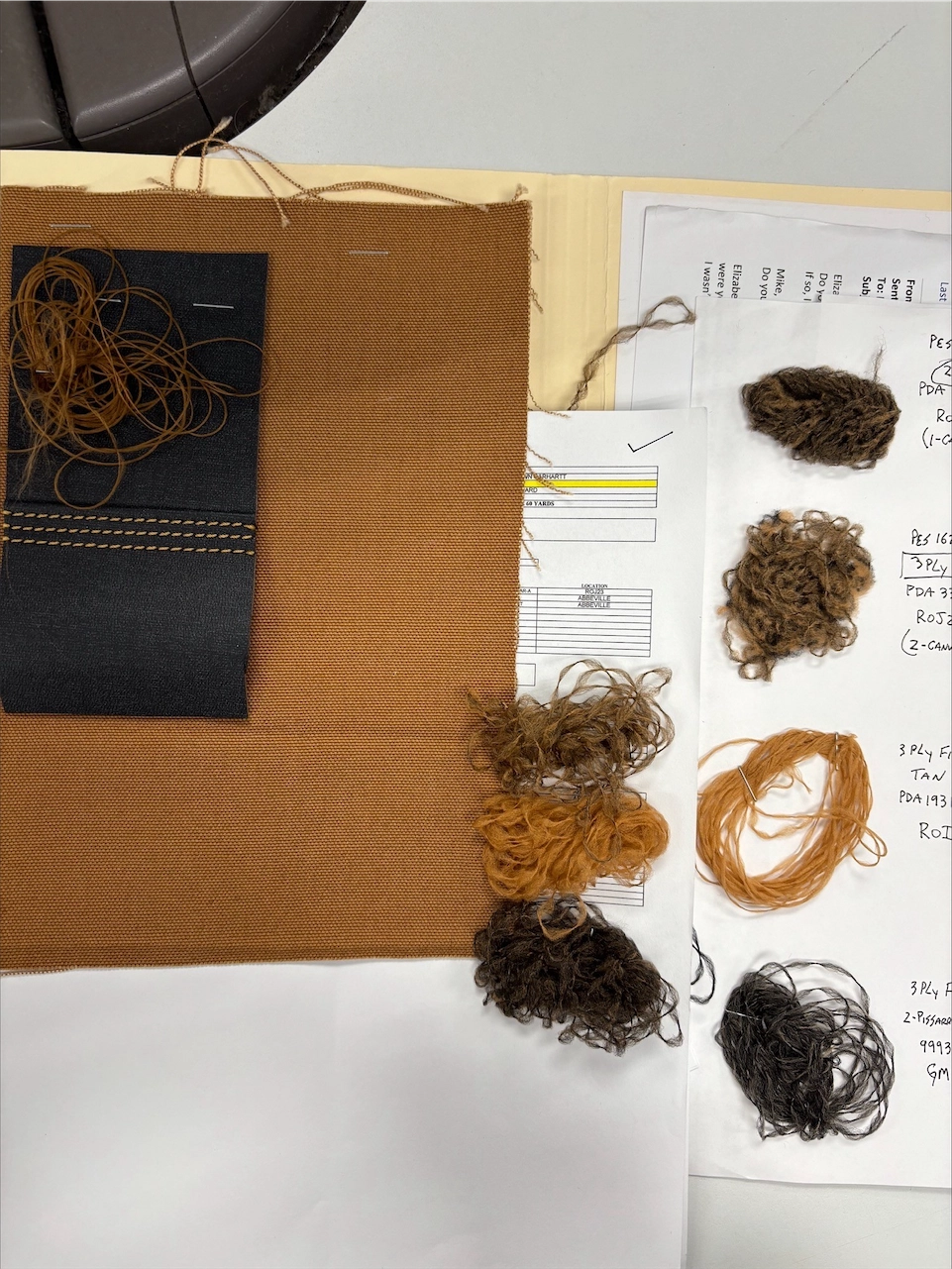 F-150 Carhartt thread and stitch studies