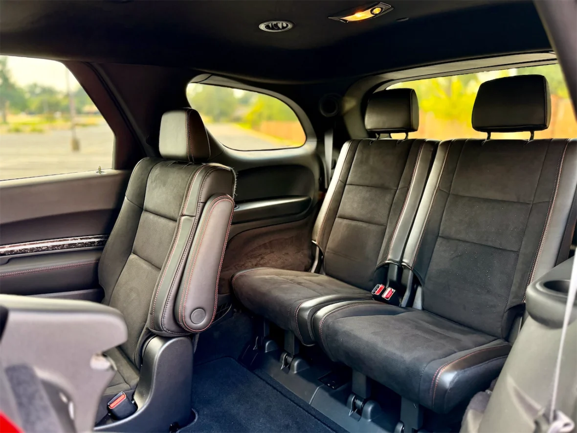 Third-row seats in the 2026 Dodge Durango R/T 392