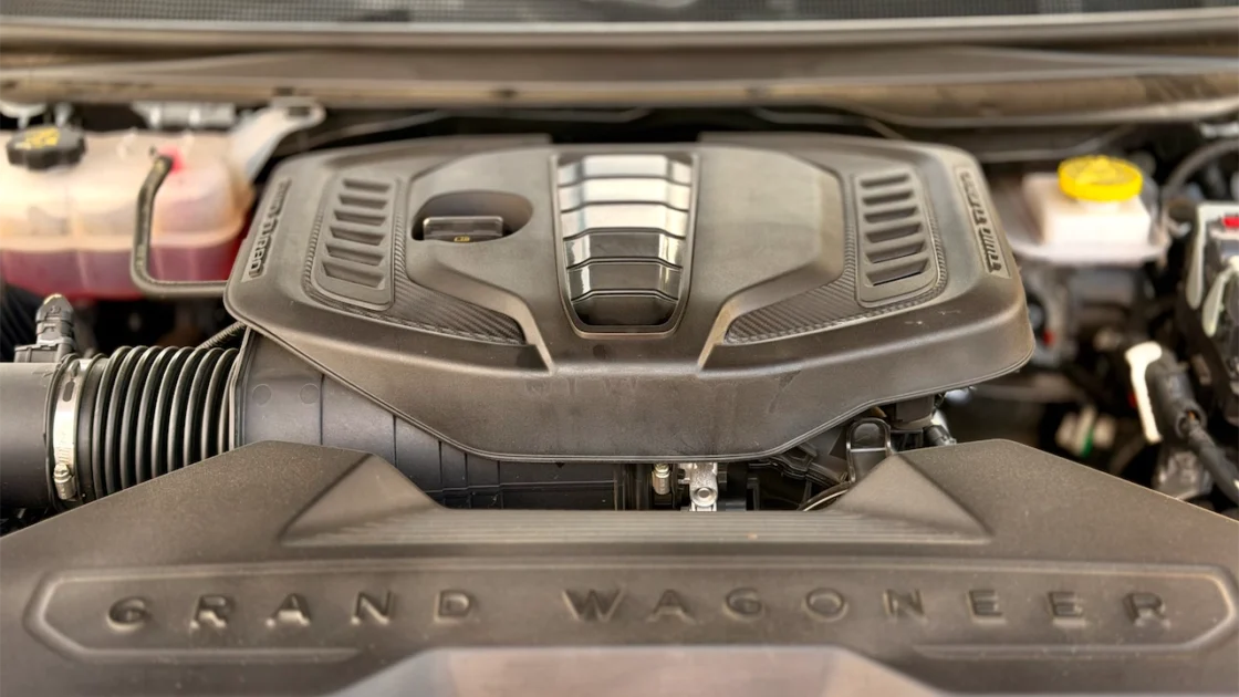 Hurricane twin-turbo inline-six engine in the 2026 Jeep Grand Wagoneer L