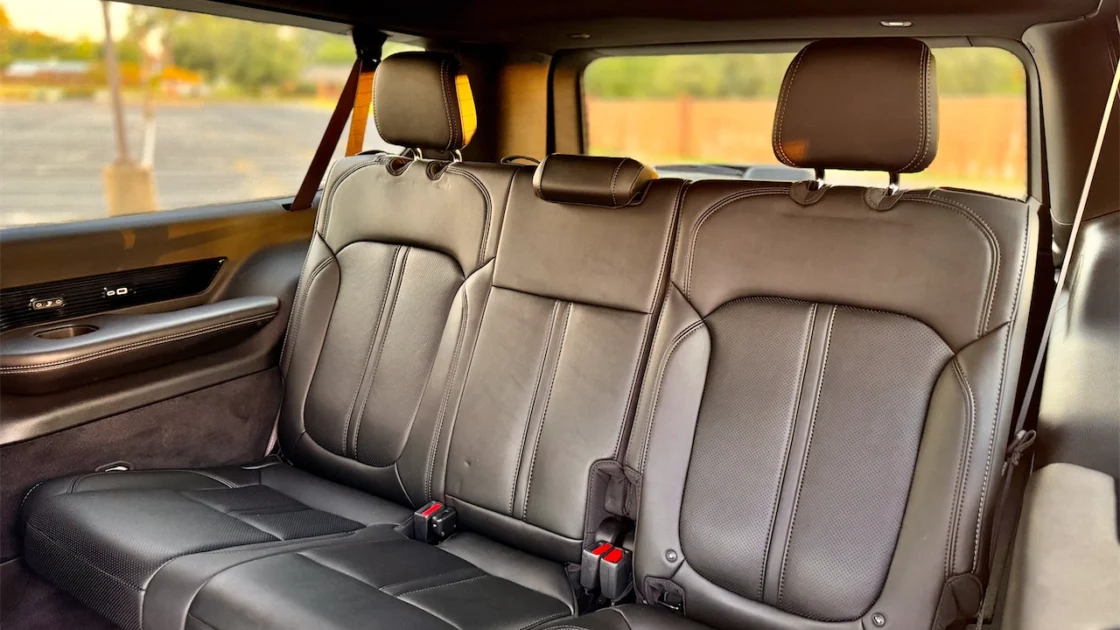 Third-row seating in the 2026 Jeep Grand Wagoneer L