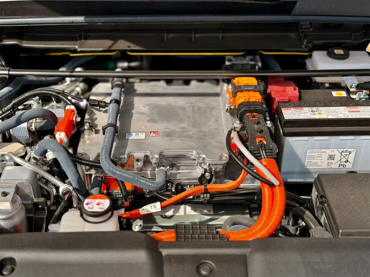 Under the hood of the 2026 Lexus RZ 550e F SPORT AWD
