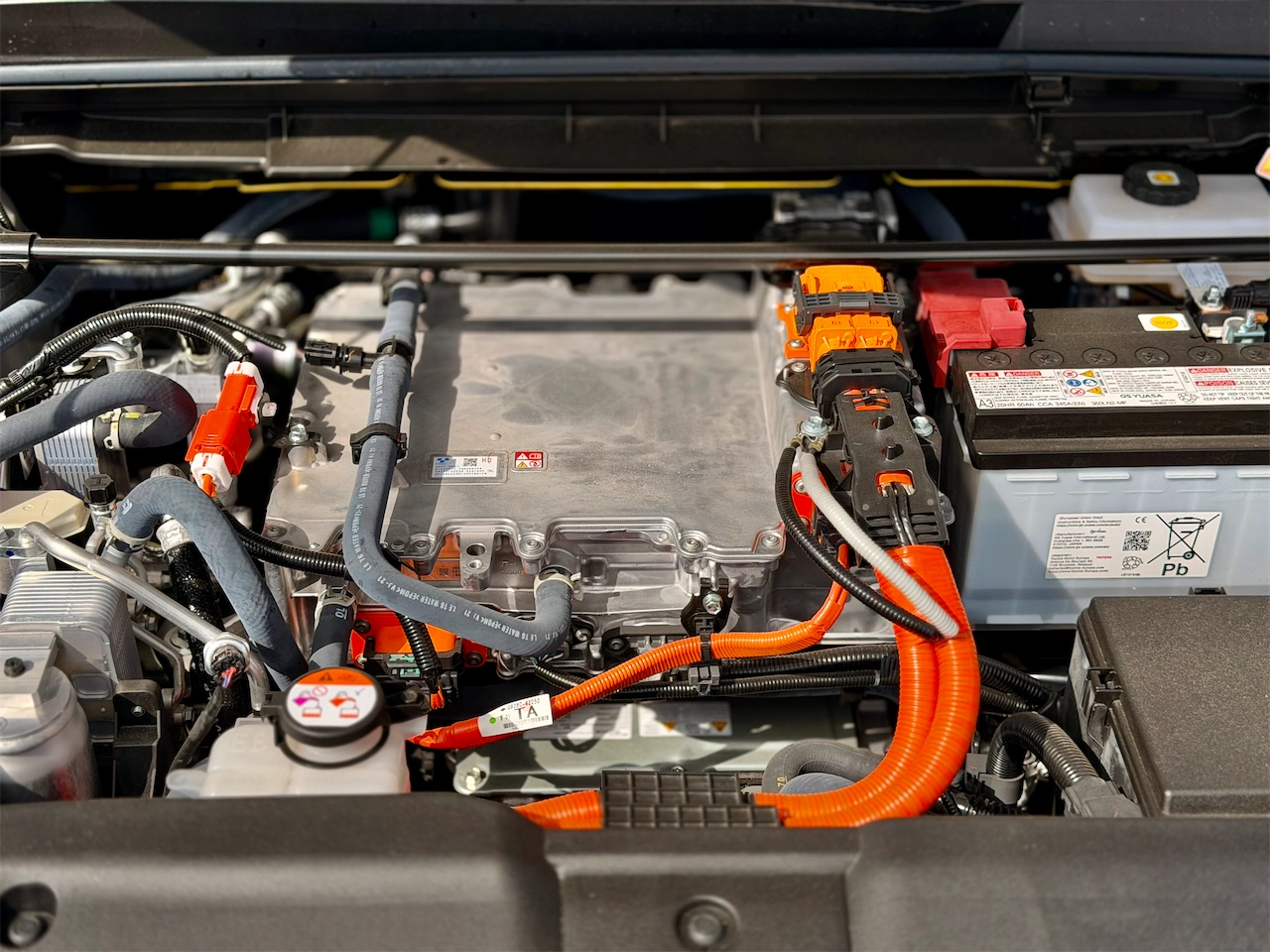 Under the hood of the 2026 Lexus RZ 550e F SPORT AWD