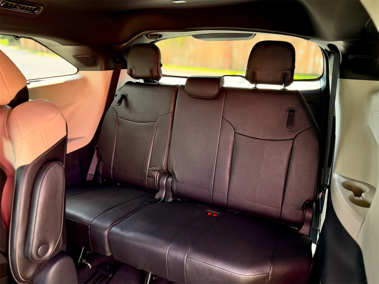 Third-row seat in the 2026 Toyota Sienna Platinum AWD