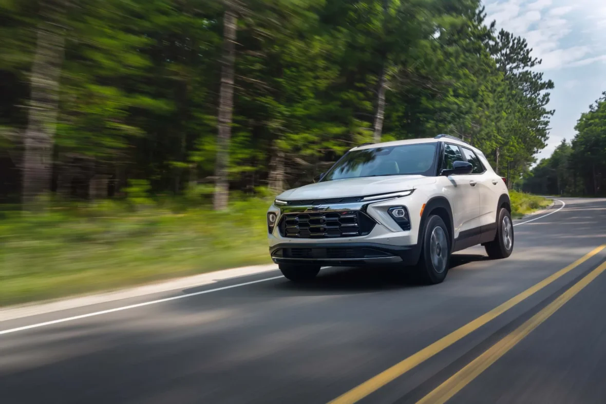 2027 Trailblazer Z71 front three-quarter view