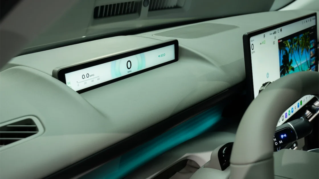 Dashboard and controls in the 2027 Hyundai Tucson