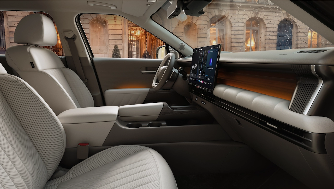 Center console and cup holders in the 2027 Hyundai Tucson