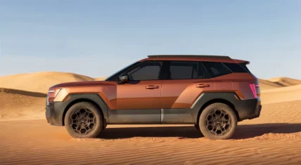 Side profile of the Tucson XRT PRO in the desert