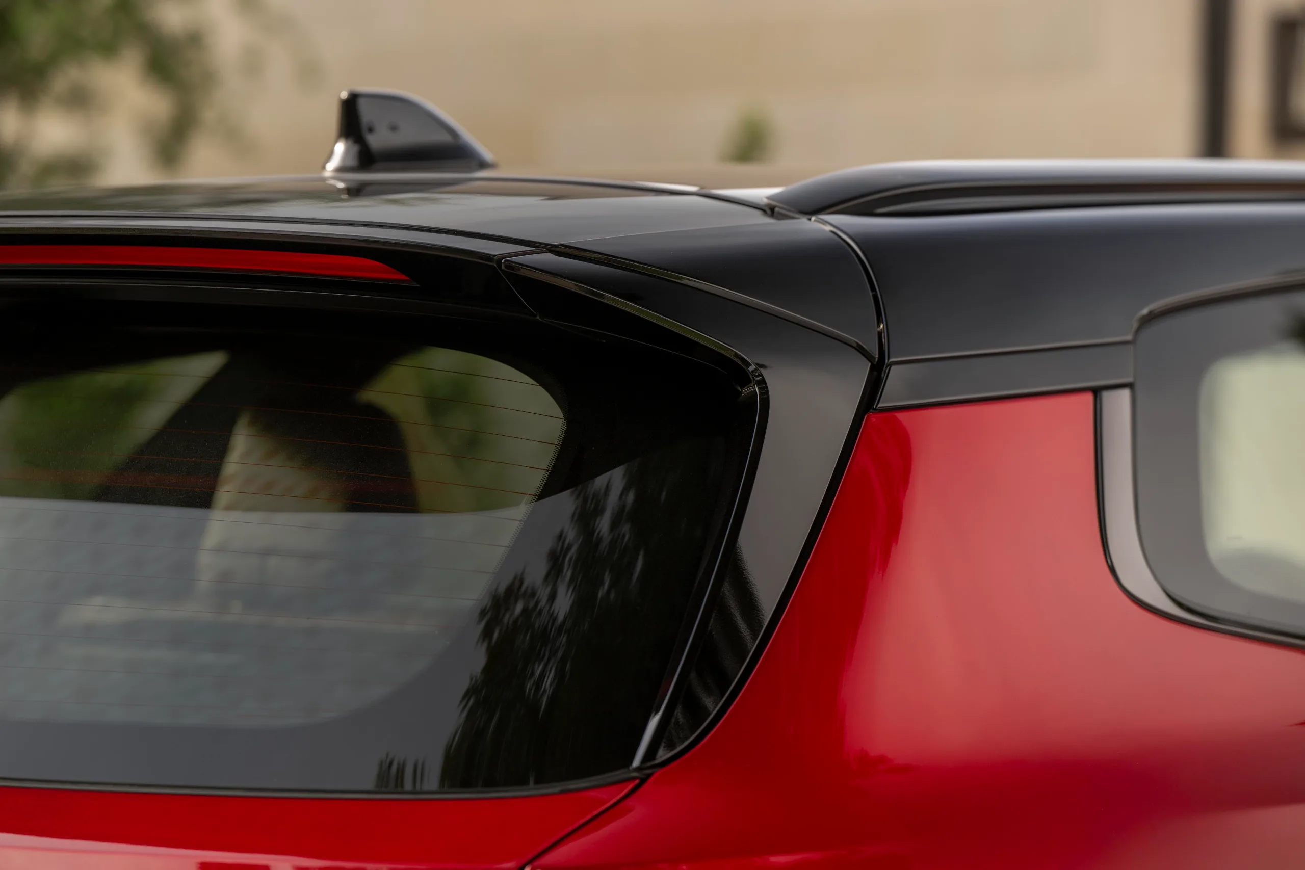 Black roof on a red 2027 Toyota Crown Signia Limited