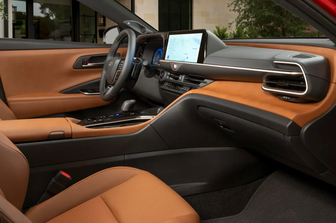 Dashboard and touchscreen in the 2027 Toyota Crown Signia