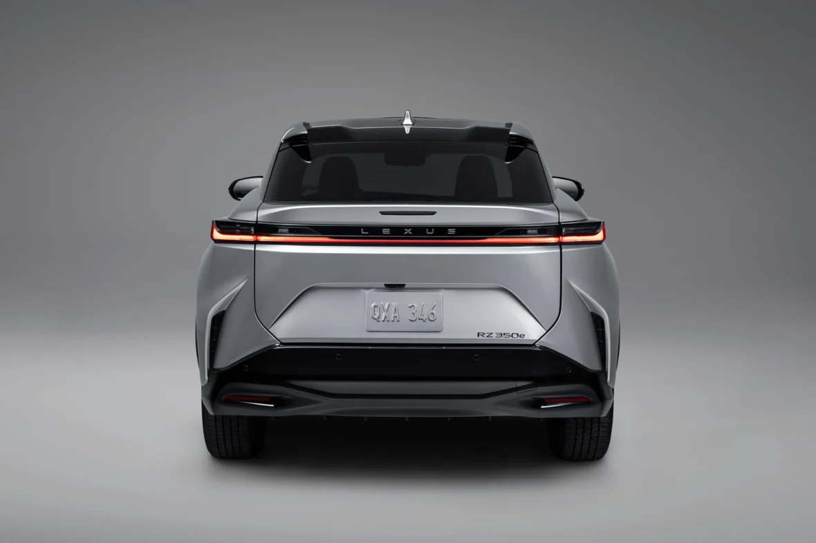 2027 Lexus RZ 350e rear view