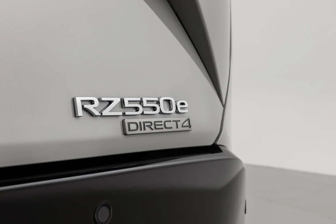 2027 Lexus RZ 550e DIRECT4 badge