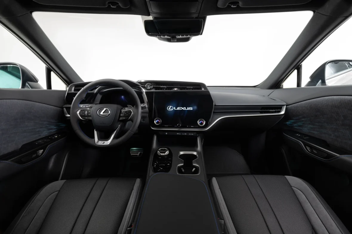 2027 Lexus RZ dashboard and interior